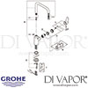 Grohe Eurodisc Cosmopolitan Single-Lever Sink Mixer Spares